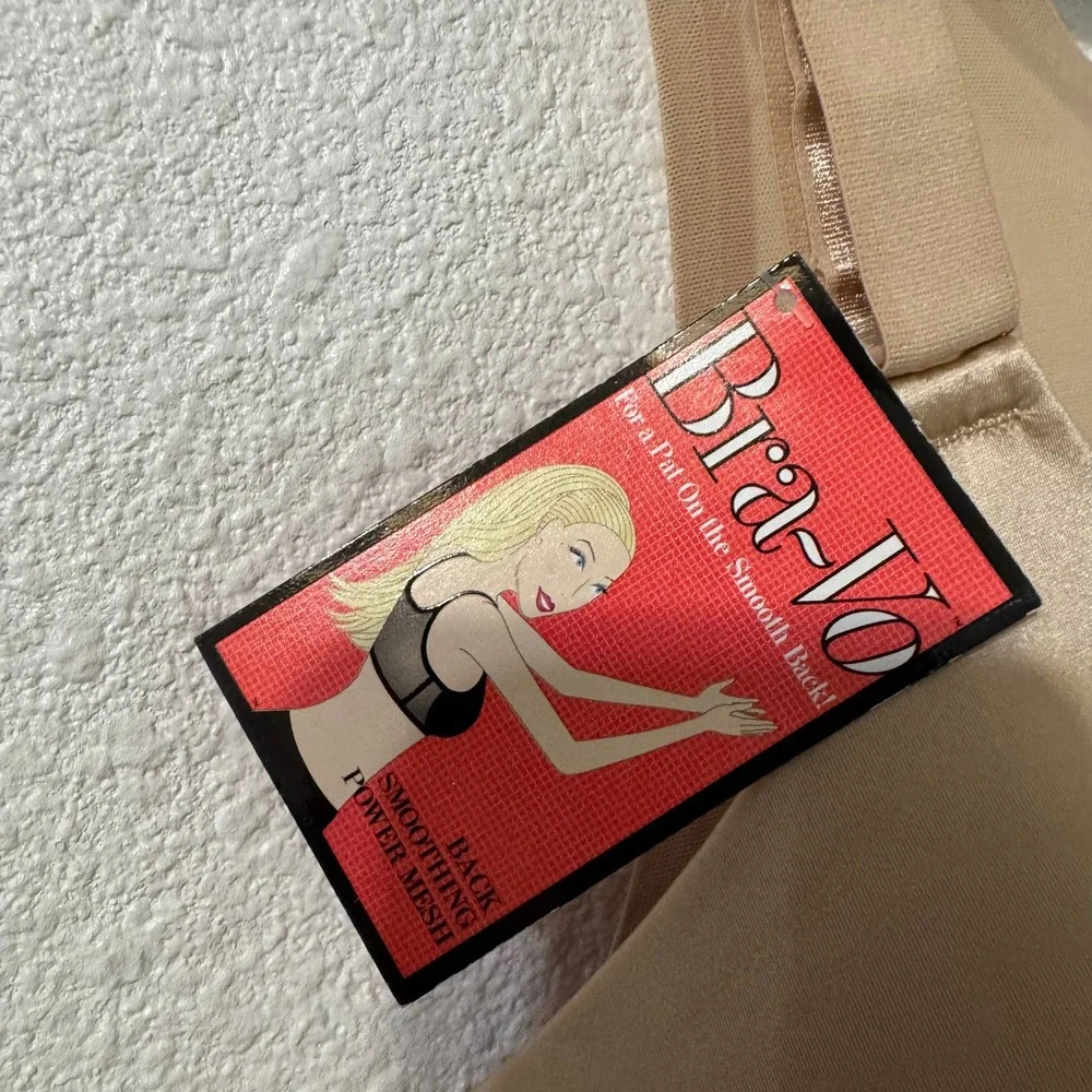 SPANX Bra La Mode Bra 44D Beige Smoothing Power Mesh‎ Back Smoothing - Picture 4 of 4